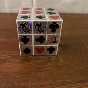 2½" Magic Cube Twist Puzzles 3D Holographic Foil  Icons Poker Fun Road Trip Game